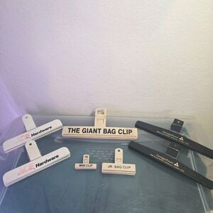 Vintage Bag Clips Lot ACE Hardware Georgia Power Giant Bag Clip Retro Kitchen